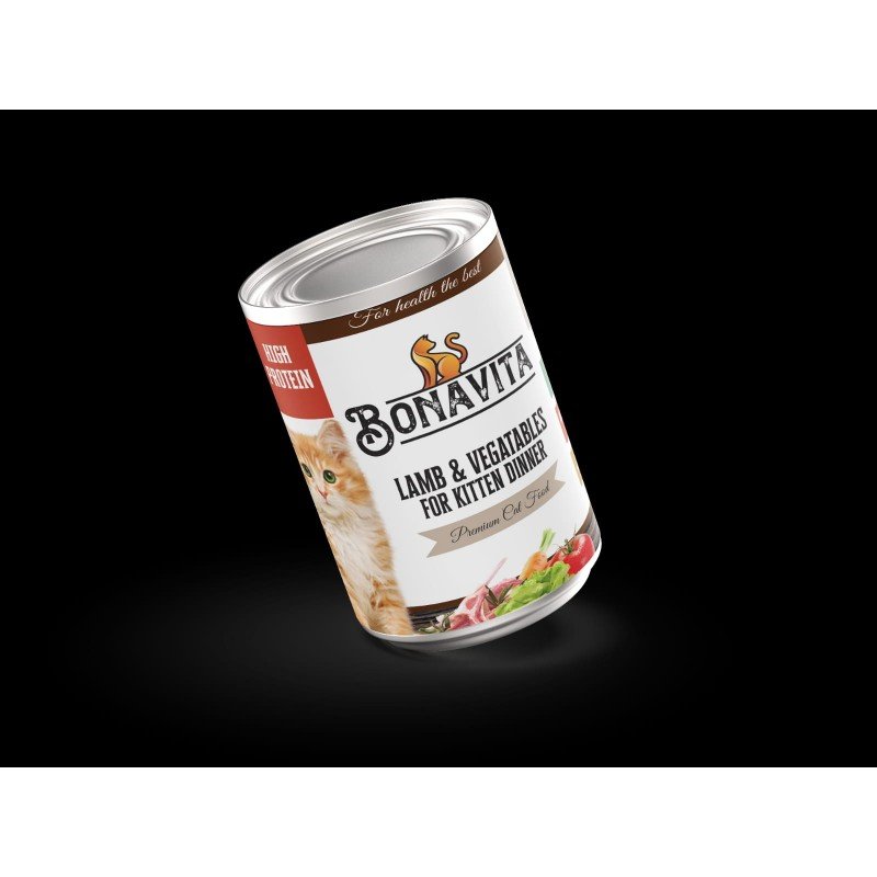 Bonavita Canned Red Meat Kitten Food Box (20'Pcs)